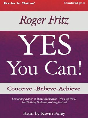 cover image of Yes You Can